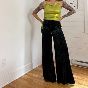 Billy T velvet wide leg pants